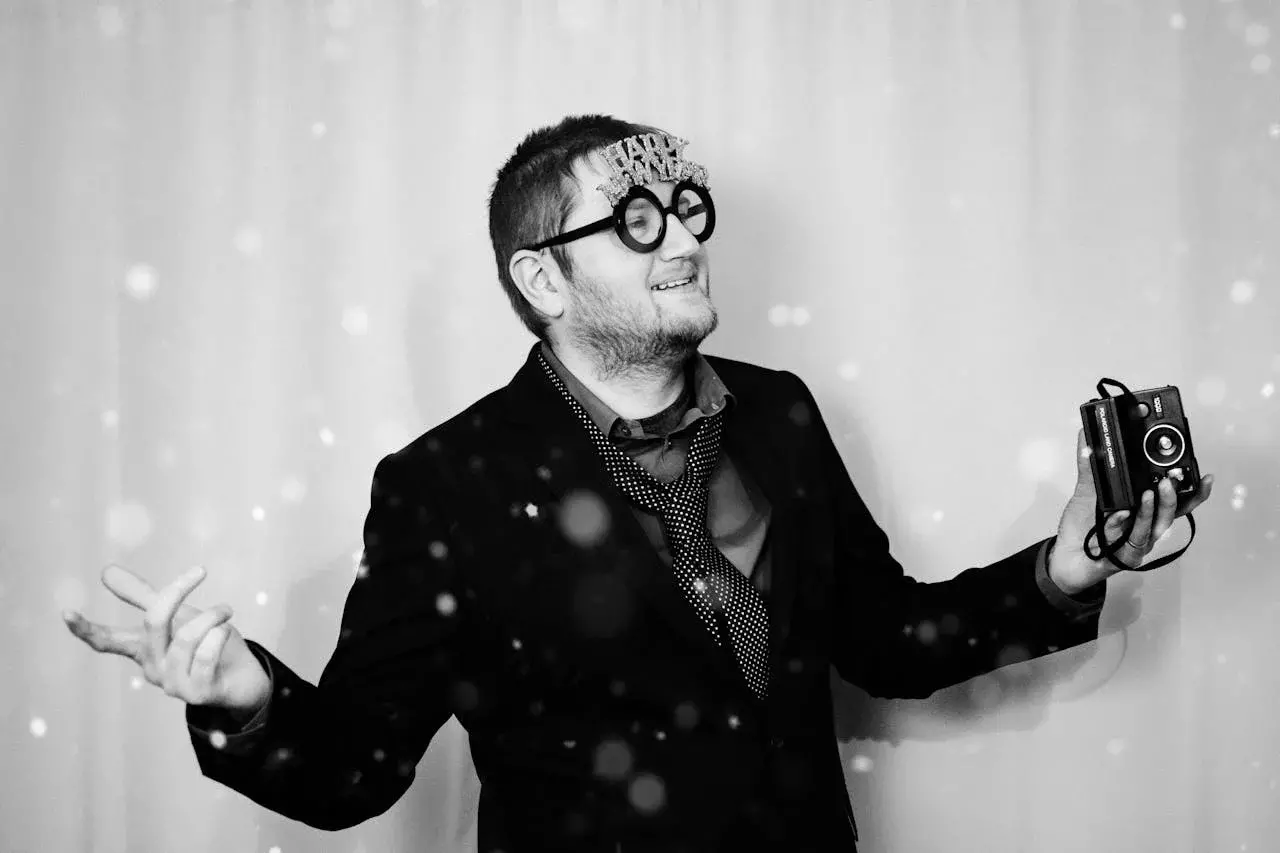 Photobooth noir et blanc Paris single image