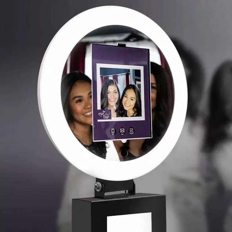 Ring light photobooth avec écran tactile